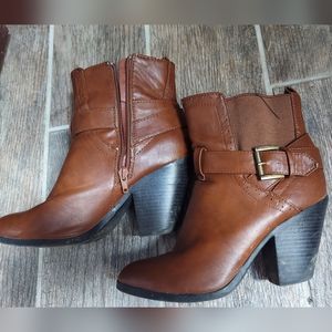Brown booties